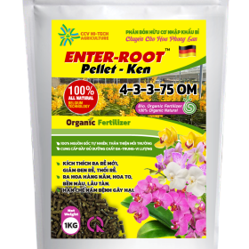 Phân bón nhập khẩu Bỉ hữu cơ Enter-Root 4.3.3.75OM | Chuyên Hoa Lan  (1kg, 5kg, 10kg, 25kg, 50kg)